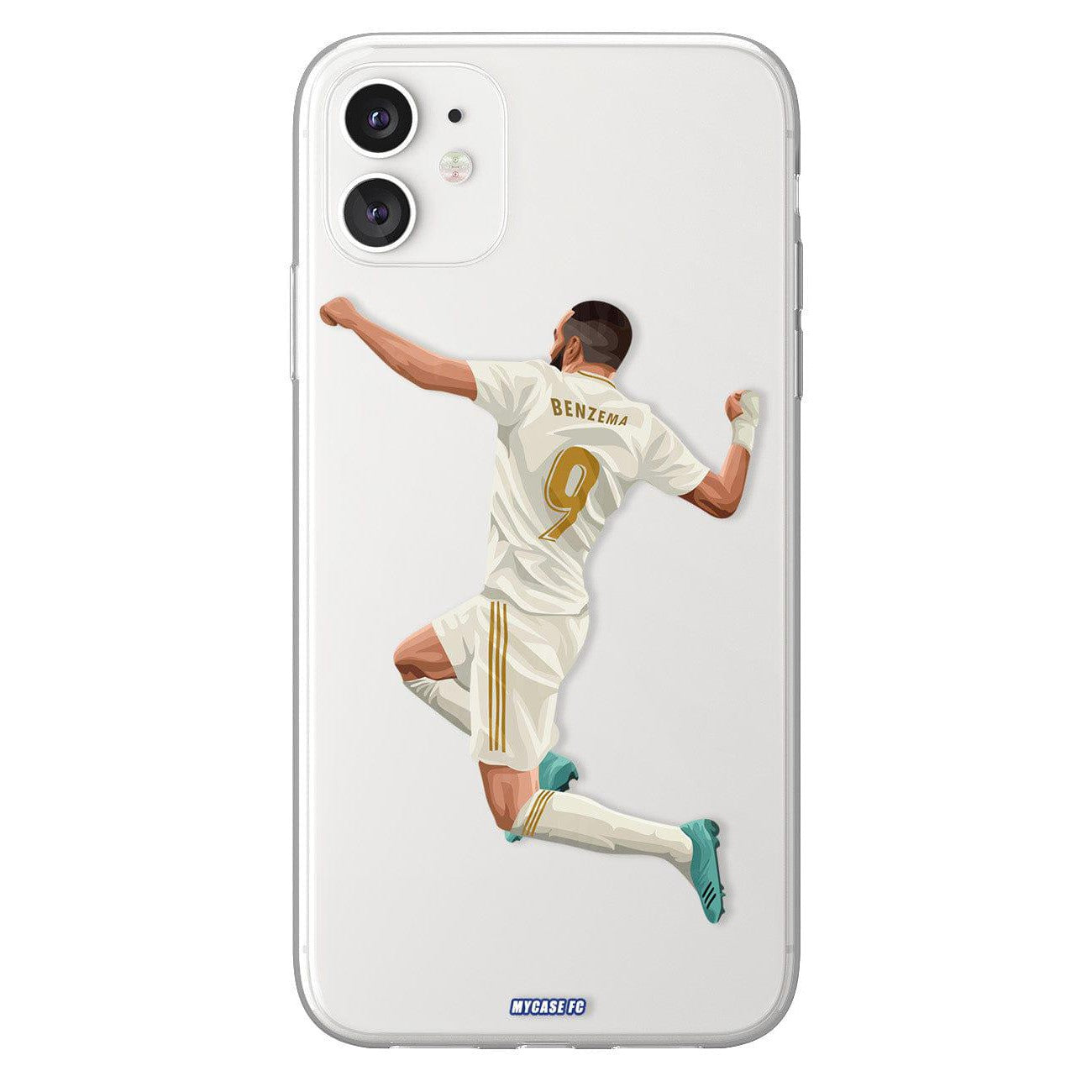 Coque de Karim Benzema avec Real Madrid CF, Etui de téléphone de Football