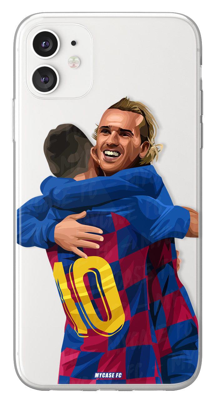 Coque de Léo & Grizou avec FC Barcelona, Etui de téléphone de Football