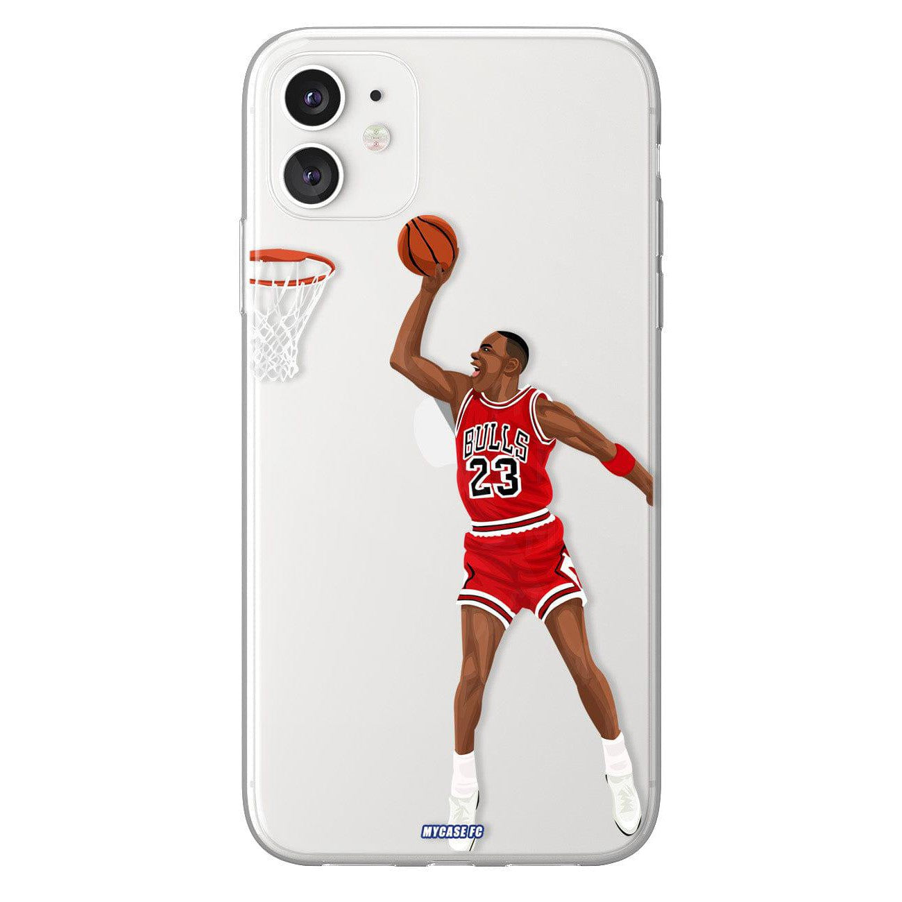 Coque de Michael Jordan avec Chicago Bulls, Etui de téléphone de Basket-ball