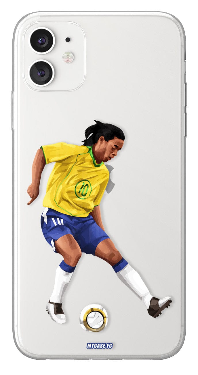 Coque de Ronaldinho avec FC Barcelona, Etui de téléphone de Football