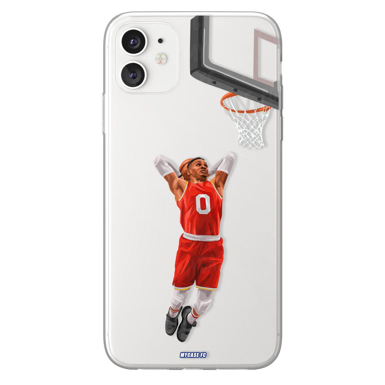 Coque de Russel Westbrook avec Oklahoma City Thunder, Etui de téléphone de Basket-ball