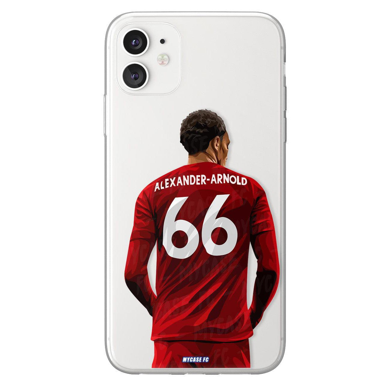 Coque de Trent Alexander-Arnold avec Liverpool Football Club, Etui de téléphone de Football