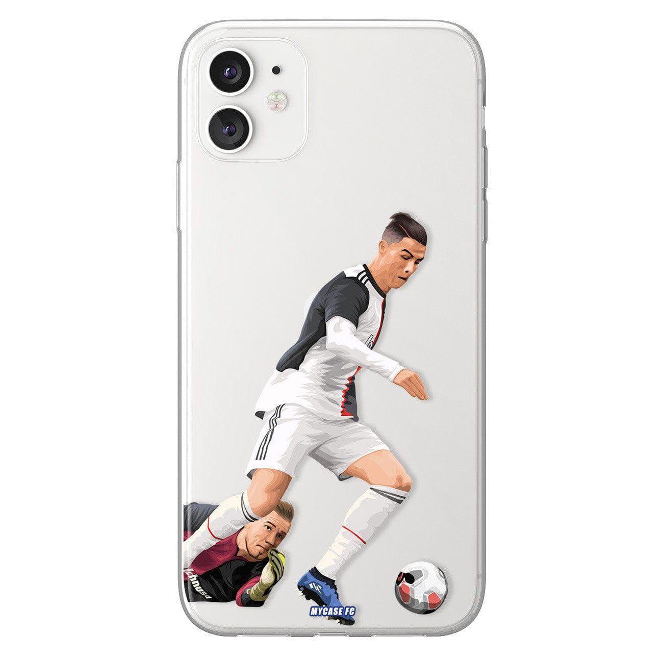 Coque de Cristiano Ronaldo avec Juventus Football Club, Etui de téléphone de Football