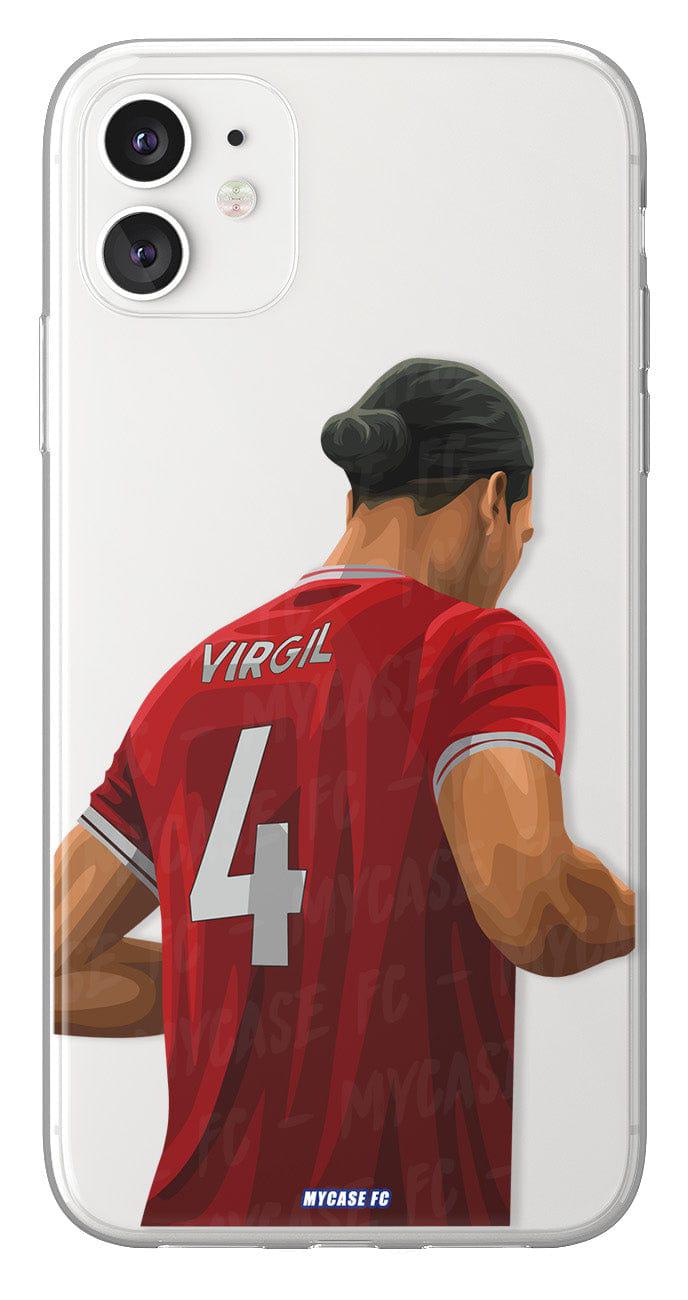 Coque de Virgil Van Dijk avec Liverpool Football Club, Etui de téléphone de Football