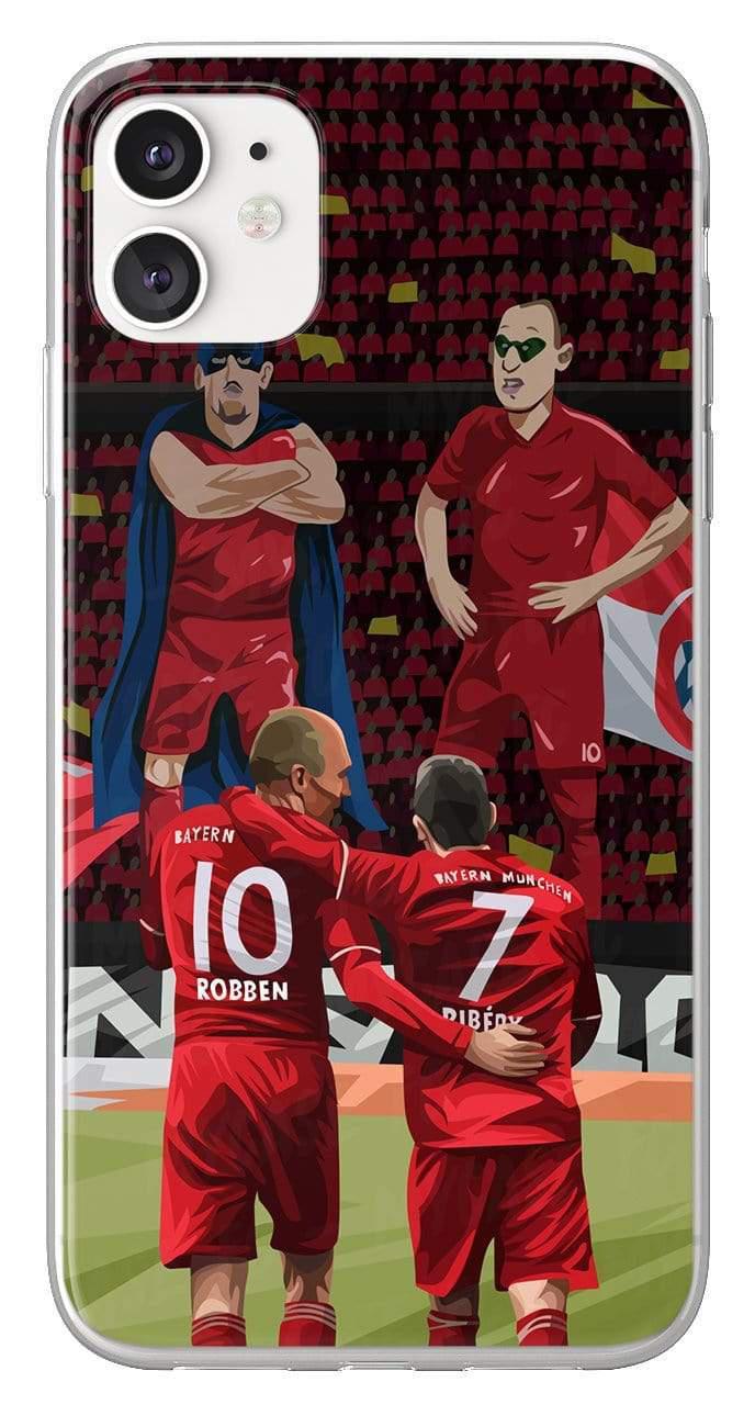 Coque de Riberty et Robben avec Bayern Munich, Etui de téléphone de Football