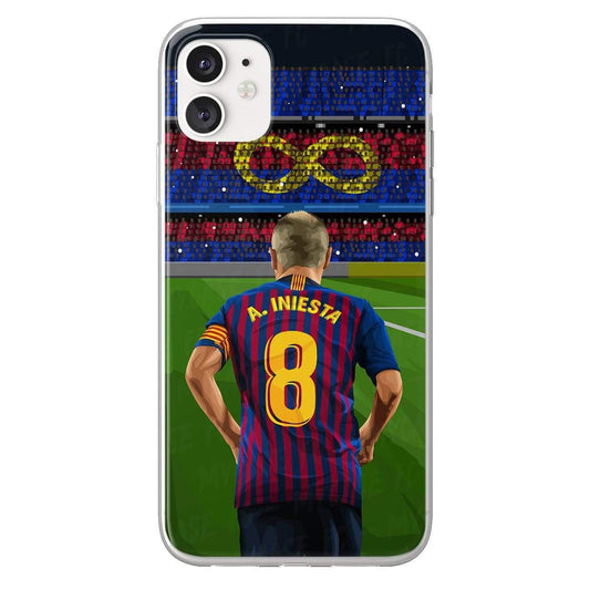 Coque Andres Iniesta de Football FC Barcelona