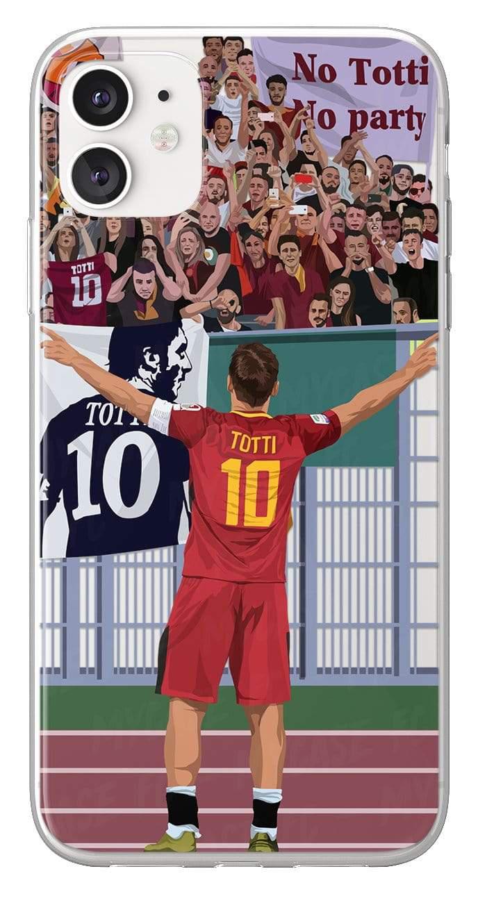 Coque de Francesco Totti avec AS Roma, Etui de téléphone de Football