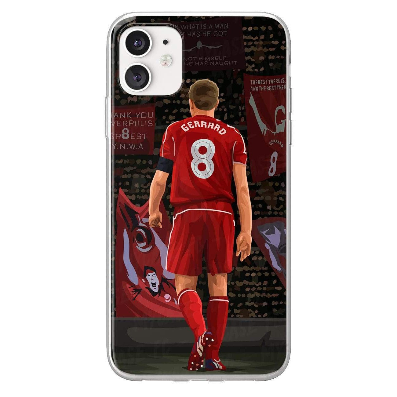 Coque de Steeven Gerrard avec Liverpool Football Club, Etui de téléphone de Football