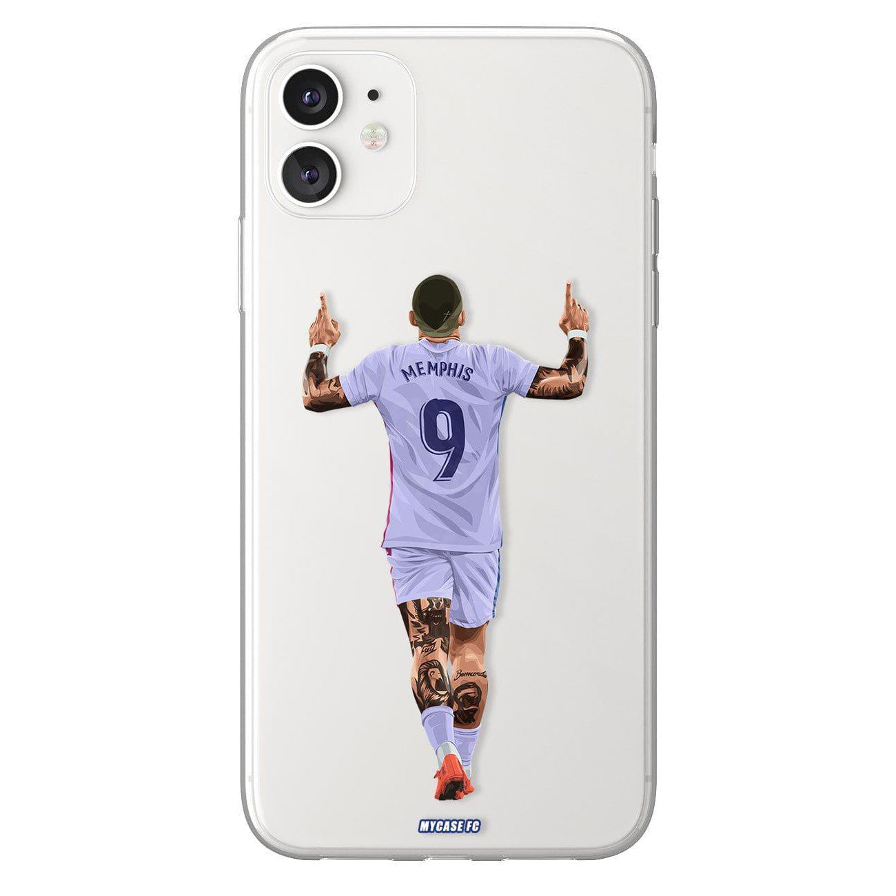 Coque Memphis Depay de Football FC Barcelona