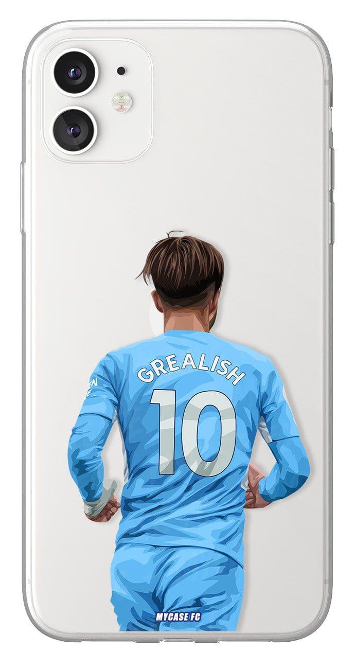 Coque de Jack Grealish avec Manchester City, Etui de téléphone de Football
