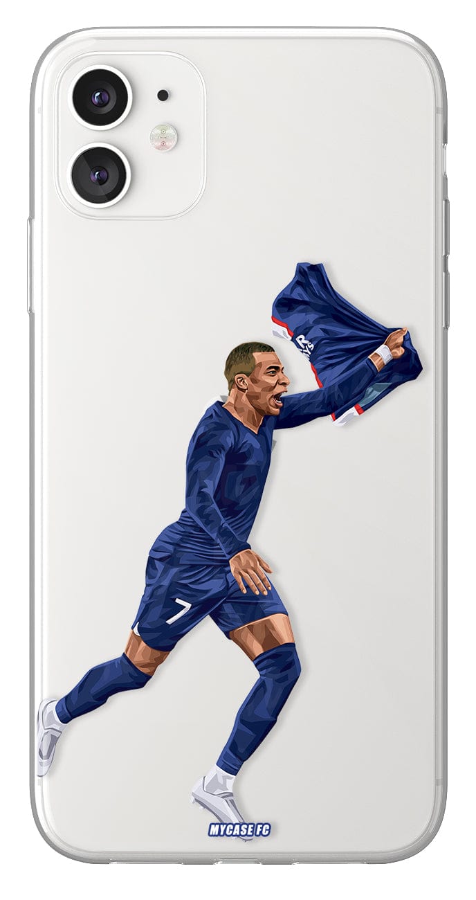 Coque de Kylian Mbappé avec Paris Saint-Germain, Etui de téléphone de Football