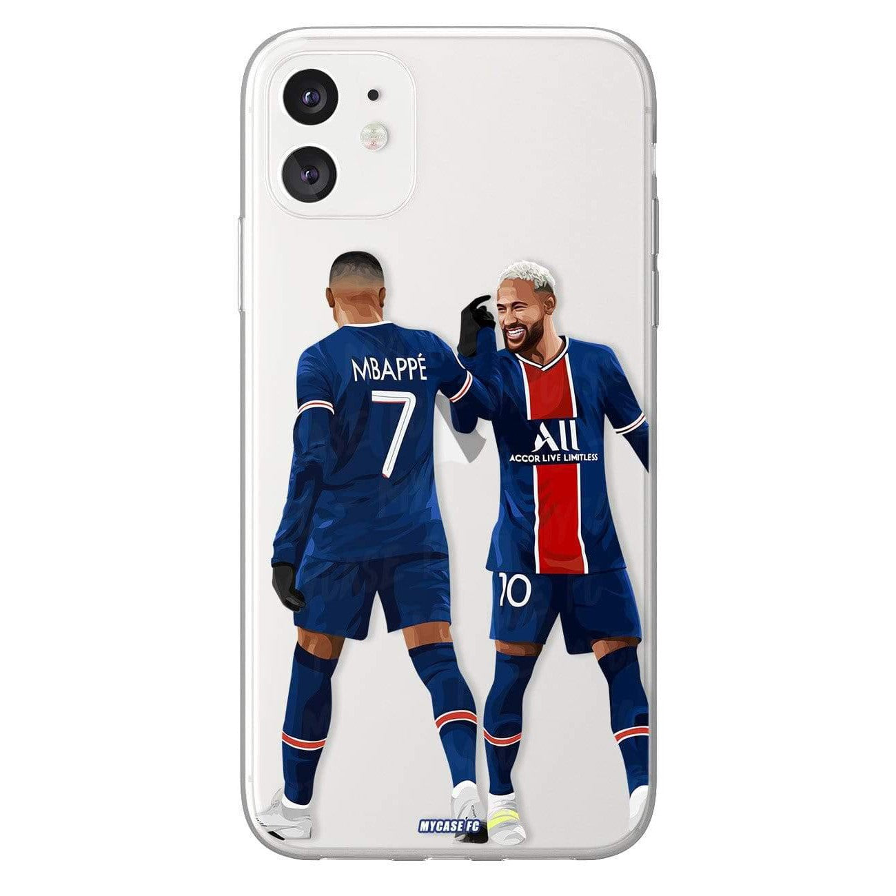 Coque de Neymar & Kyky avec Paris Saint-Germain, Etui de téléphone de Football