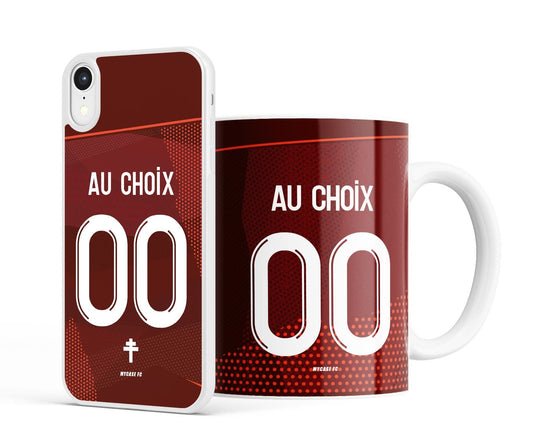 Coque FC Metz football personnalisable pour téléphone - iPhone, Samsung, Google, Xiaomi, Oppo